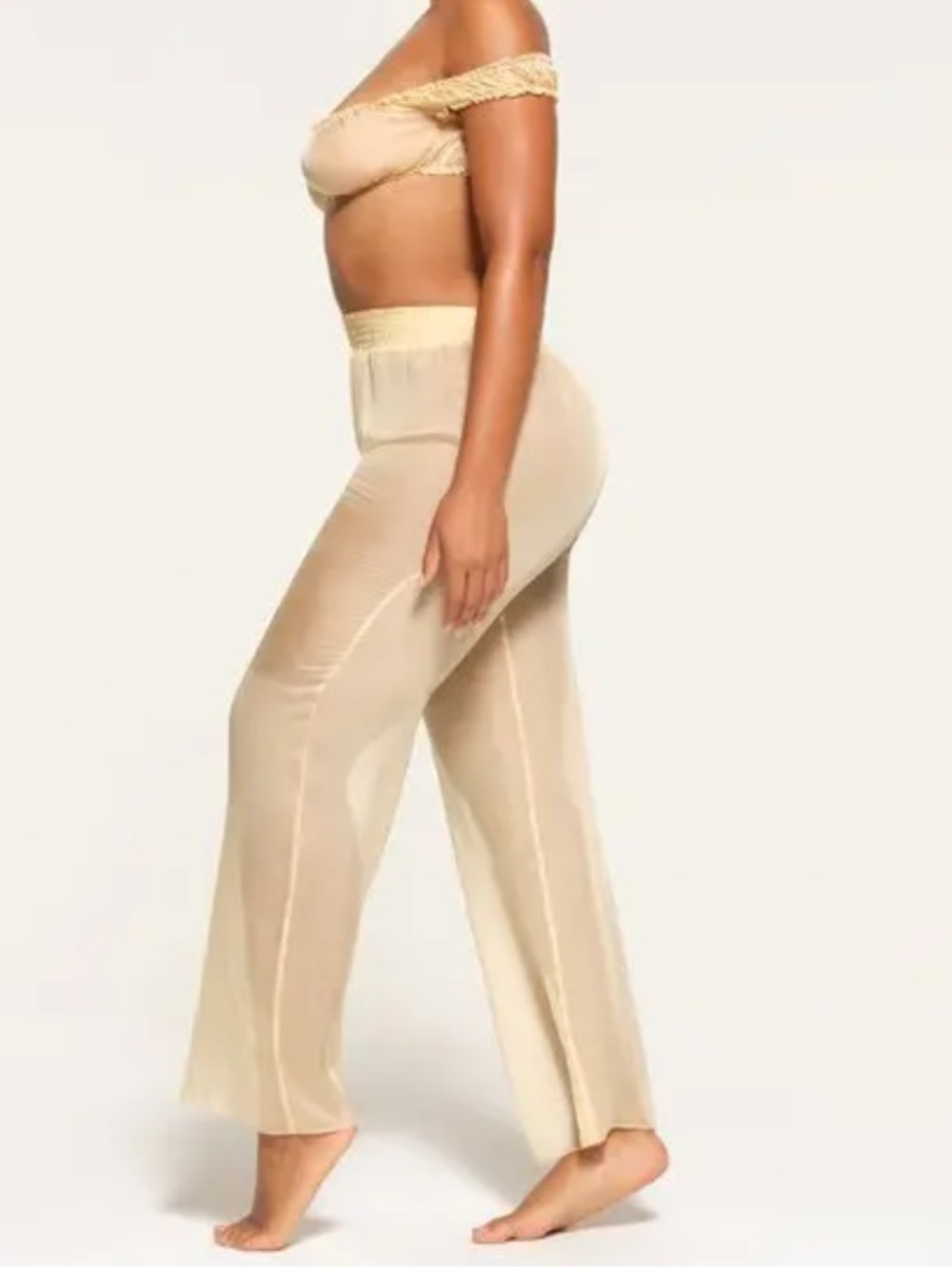💕❤️SKIMS Sheer Wide-Leg pants